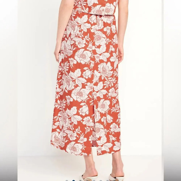 Old Navy NWOT High Waisted Linen Blend Maxi Skirt - Picture 7 of 7